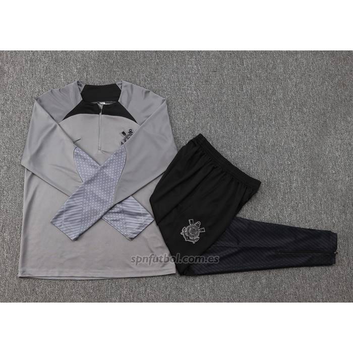 Chandal de Sudadera del Corinthians 2024-2025 Gris